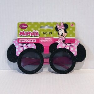 Disney Minnie Mouse Black Glitter & Polkadots Sunglasses